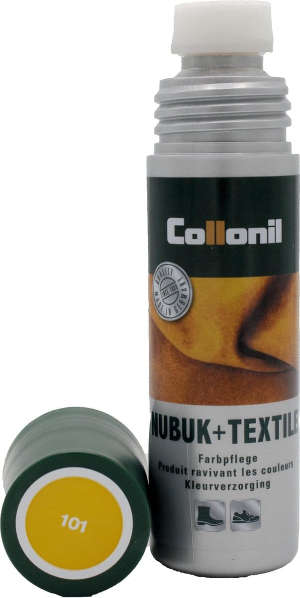 Collonil Suede Nubuck Onderhoudsset - Geel - borstel- Set van 2