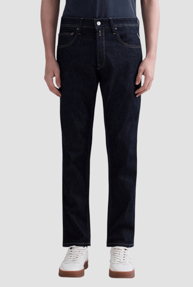 regular fit jeans donkerblauw
