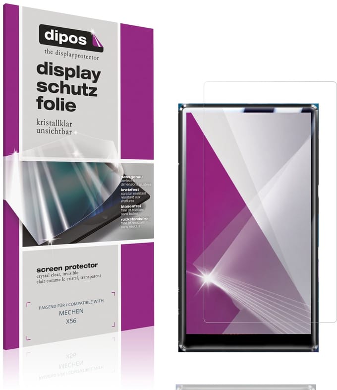 dipos – 4x Beschermfolie geschikt voor MECHEN X56 | Krasbestendige & heldere Screenprotector Ultra-Thin