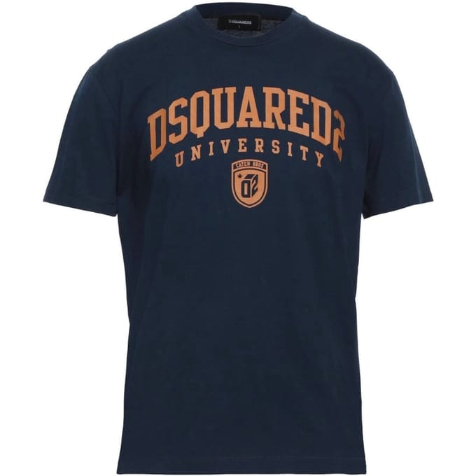Dsquared2 Cool Fit Varsity donkerblauw T-shirt