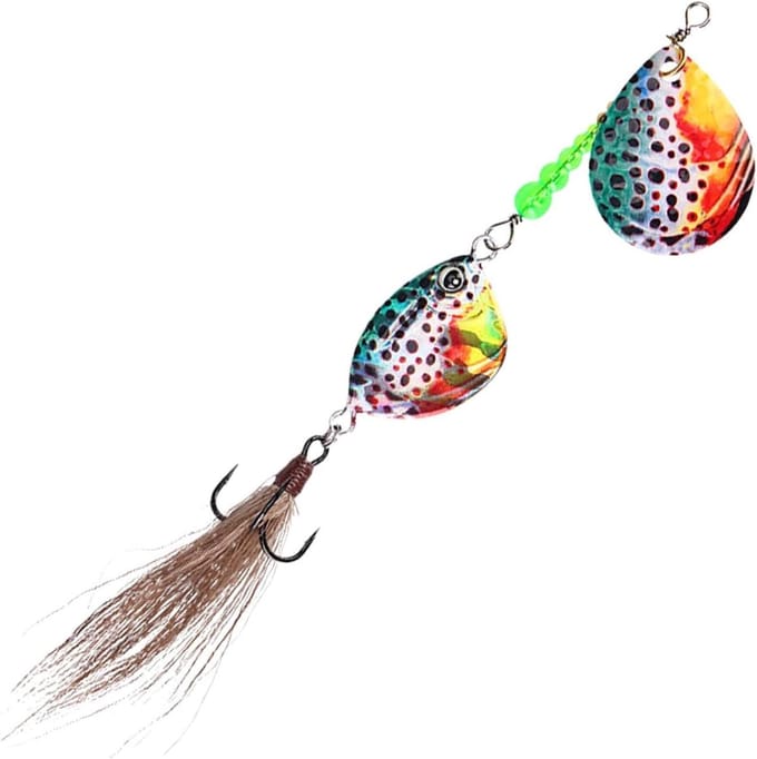 Spinnerbaits Kunstaas - Vis Aas - Vissen Baars Snoek - Realistisch Glinsterend Ontwerp - 11cm Gewicht 22G - Meerdere Kleuren