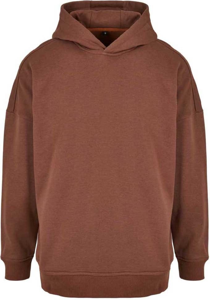 Build Your Brand - Oversized Cut On Hoodie - Bark maat XL