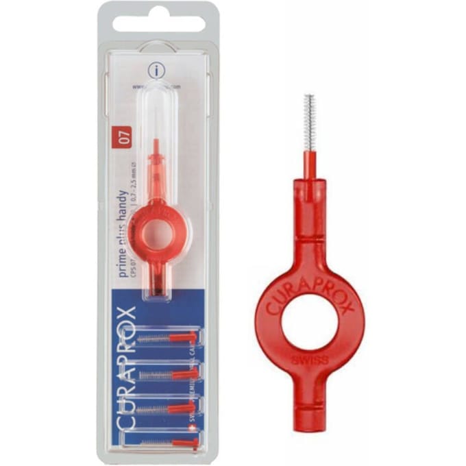 Curaprox CPS 07 Prime start 5 brossettes interdentaires + manche