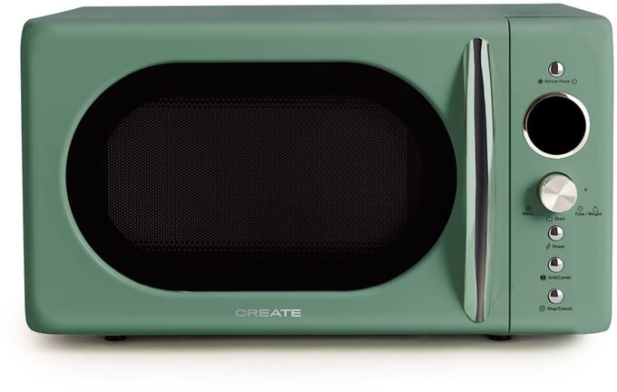 CREATE - Digitale magnetron-grill 900 W - Sage - MICROWAVE RETRO