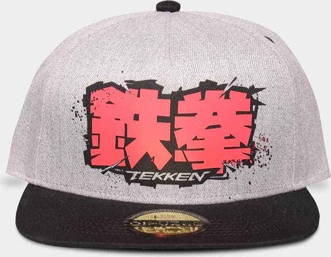 Tekken Snapback Pet Kanji Grijs/Zwart