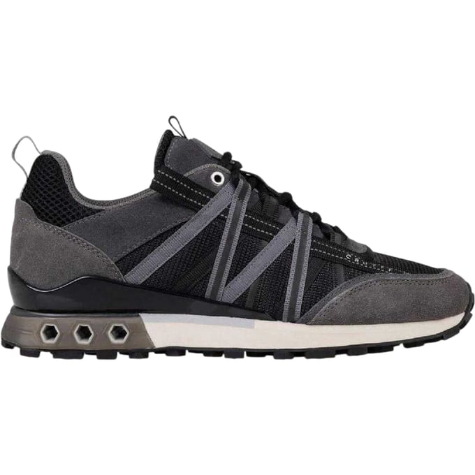 Cruyff Heren Suède Hex-Tech Sneakers (Zwart/Grijs)