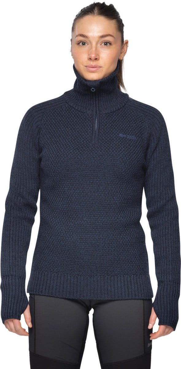 Trui Bergans Women Ulriken Jumper Navy Blue-M