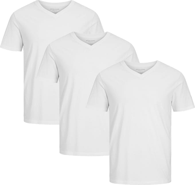 Jack & Jones Heren t-shirt 3 pack Organic Basic