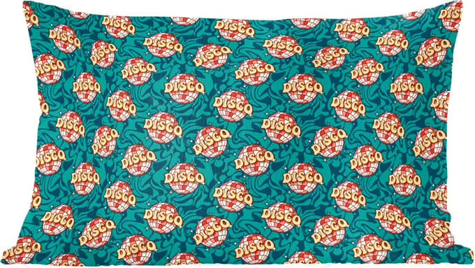 Sierkussens - Kussentjes Woonkamer - 60x40 cm - Groen - Disco - Patroon