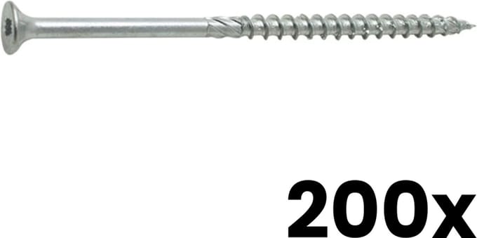 Kelfort Spaanplaatschroef 5.0X60 Tx20 Deeldraad Silverdrill 2.0 - 5567269