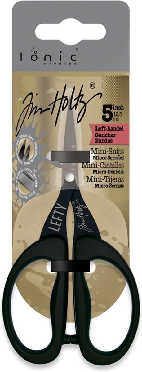 Tim Holtz -  5 inch mini snip schaar - linkshandig