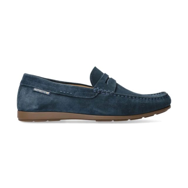 Mephisto Alyon - heren moccasin - Blauw - maat 41 (EU) 7.5 (UK)