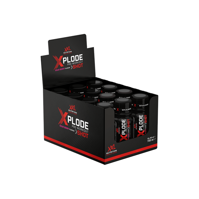XXL Nutrition - Xplode Pre Shot - Pre-Workout - 12 Pack
