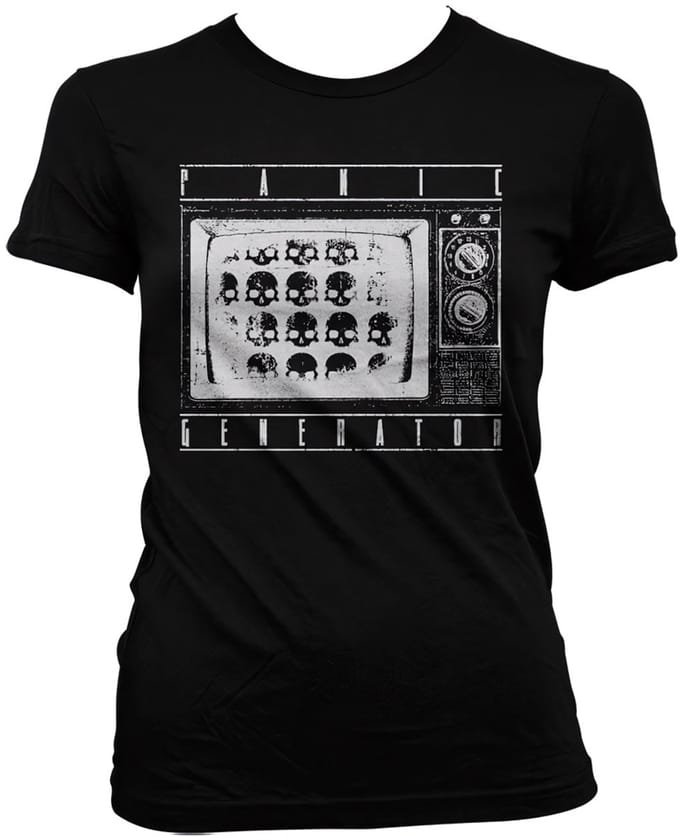 Hybris Dames-T-shirt 'Panic Generator Girly' SH-5-15613-H34-17