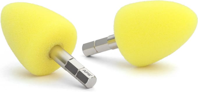 APS - Polijstkegel L40-Ø30mm - Diverse Hardheid - Yellow - Cutting