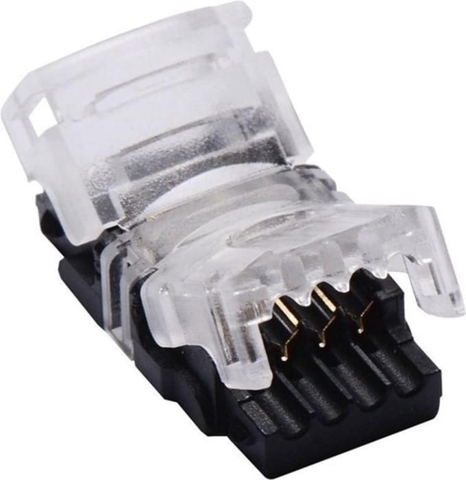 RGB Ledstrip naar kabel Connector 10mm - 4-aderig