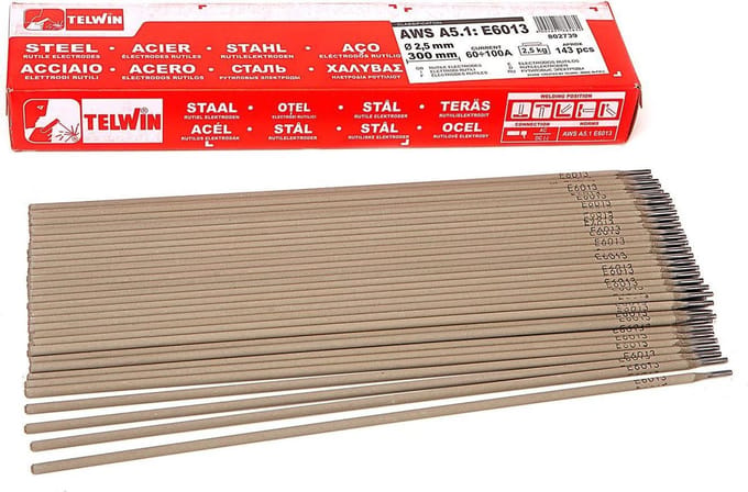Telwin Rutiel Laselektroden E 6013 Ø 3.2 x 350 mm. 125 Stuks