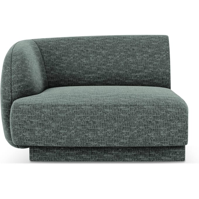 Modulair hoekelement Miley links chenille | Micadoni Limited Edition