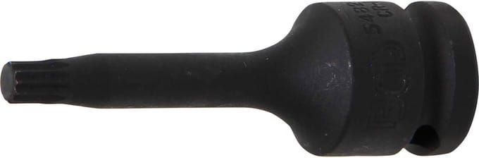 BGS Kracht dopsleutelbit - lengte 75 mm - 1/2 - veeltand (voor XZN) M8