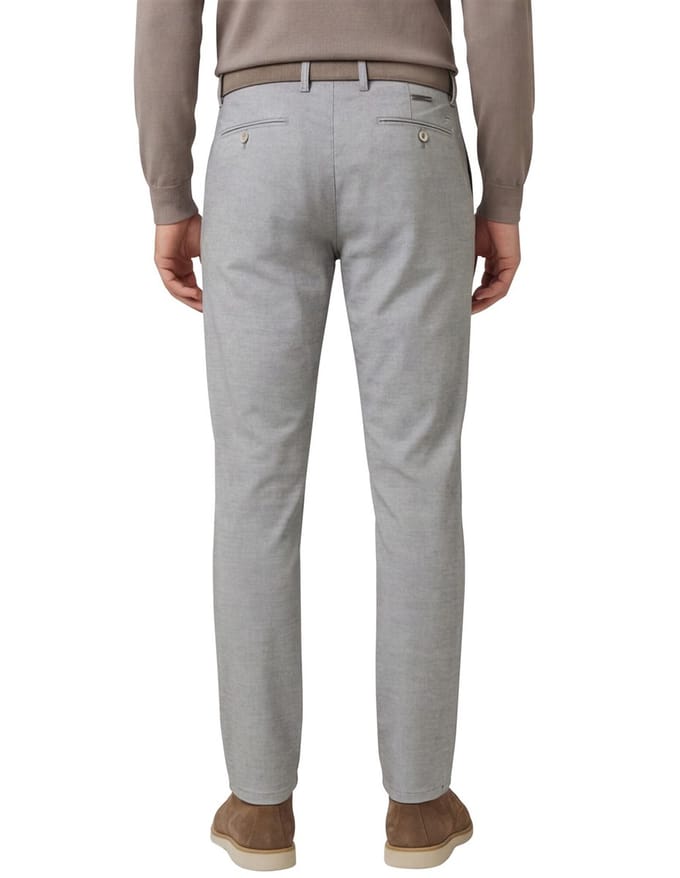 Alberto katoenen broek grijs