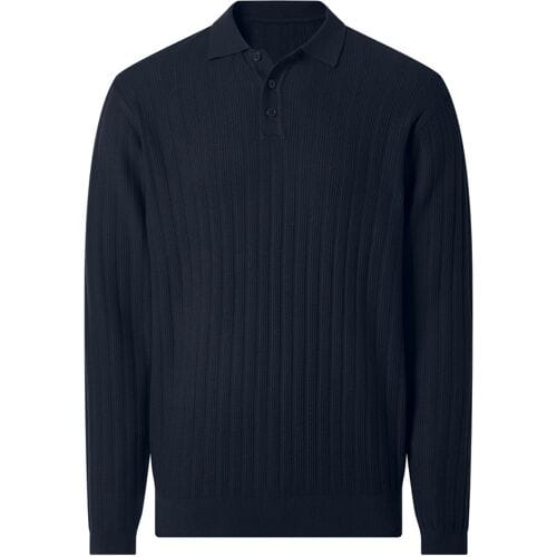 ESMARA MEN Heren polo (Marineblauw, S (44-46))