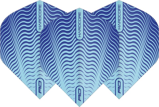 Red Dragon Hardcore Radical Blue Wave - Dart Flights
