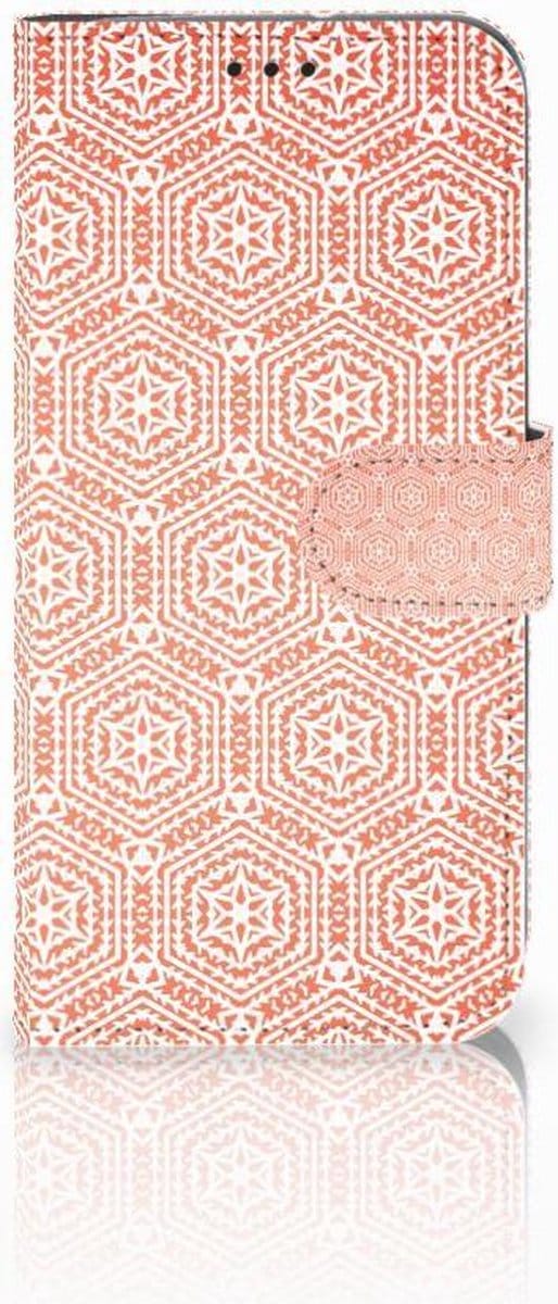 Motorola Moto G7 | G7 Plus Telefoon Hoesje Pattern Orange