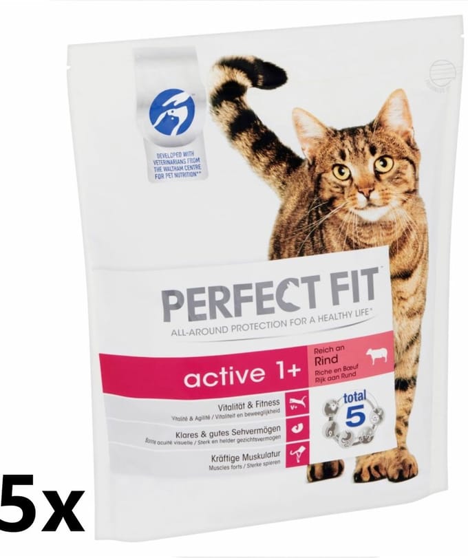 Perfect Fit -Droogvoer - Active Rund - 5x1,4kg