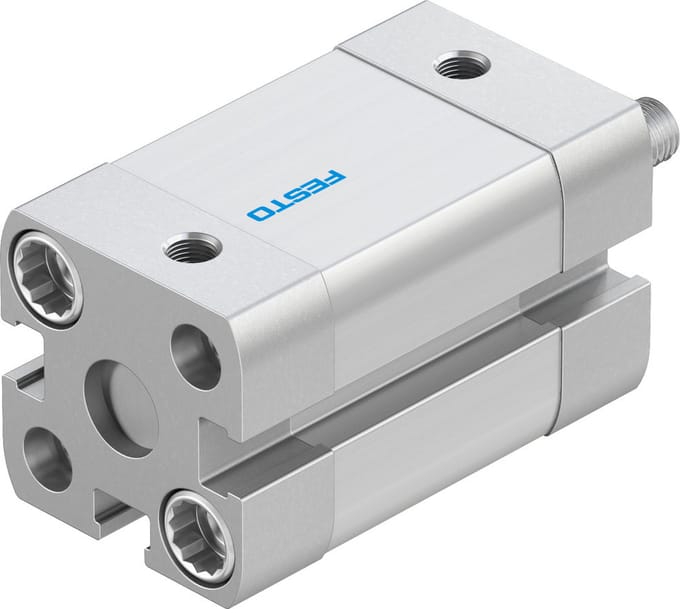 Festo Compacte Cilinder 16mm Boring 15mm Slag ISO 21287 Dubbelwerkend - 536221 - P2BJE