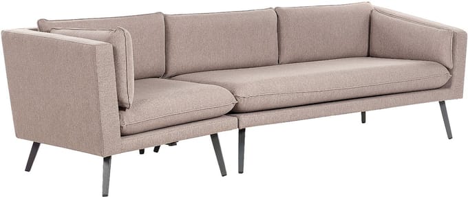LORETELLO - Tuinbank 3-zits - Beige - Links - Polyester