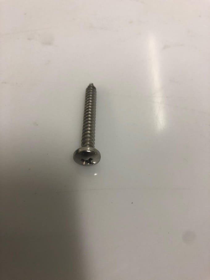 Kelfort Plaatschroef cilinderkop phillips RVS A2 4.8 x 38mm