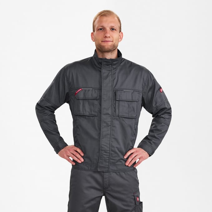 Engel Combat werkjack 1760-630 - grey - M