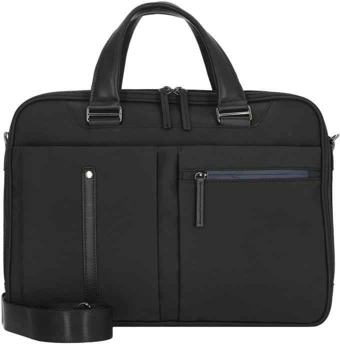 D&N Business Line - Aktetas 40 cm Leder (schwarz)