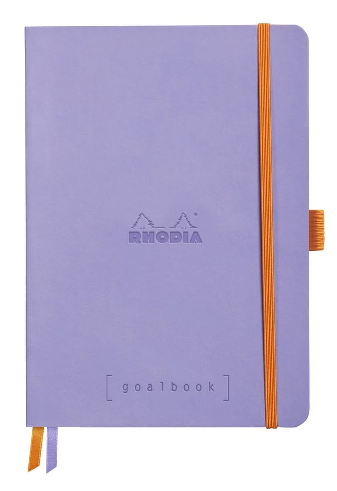 Rhodia Goalbook – A5 – 120 Bladen – Dotted – Ivoorkleurig Papier 90 g/m² – Elastieksluiting - Iris