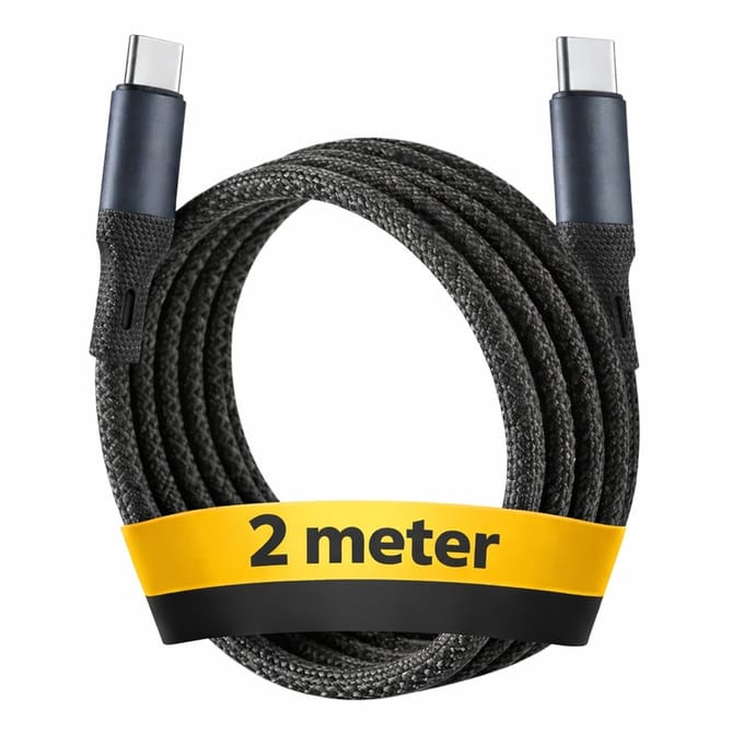 USB C kabel 60W - USB C naar USB C - USB-C kabels - USB C kabel naar USB C - Oplaadkabel USB C - USBC kabel - Universeel - 2 Meter