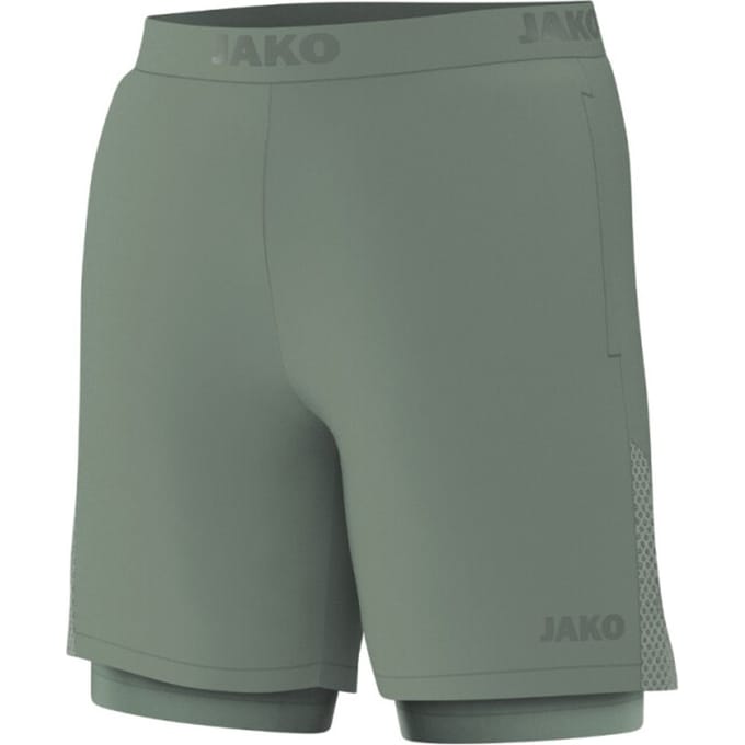 Jako Power 2-In-1 Short Heren - Mintgroen | Maat: S