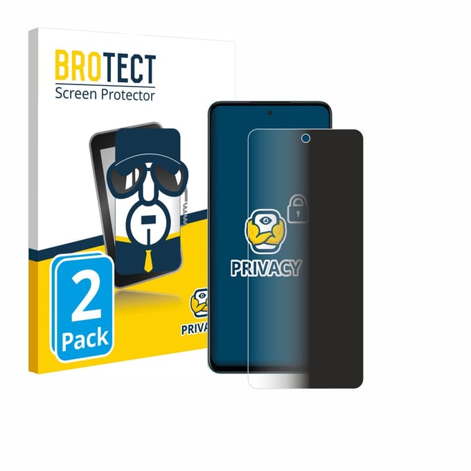 BROTECT - privacy screenprotector voor Oppo A5 4G - Folie Beschermfolie Blauwlichtfilter 2 Stuks