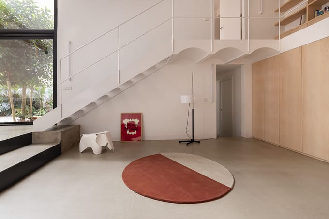 Nanimarquina Parels vloerkleed - brick - 150 x 148 cm