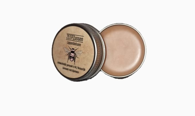 ZEEPZussen - Lippenbalsem - Bijenwas - Roze Klei
