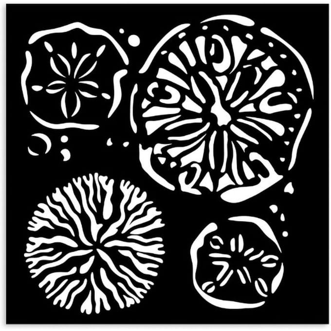 Sjabloon "Silent Sea - Sponges"