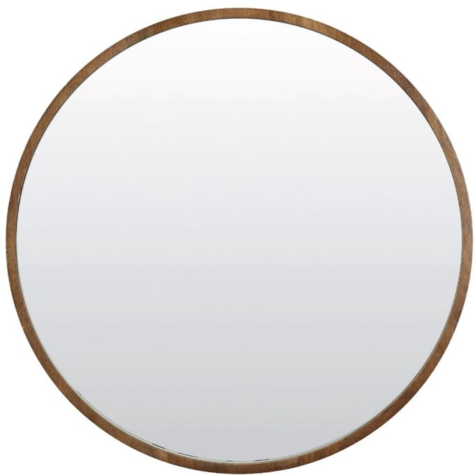Light & Living Spiegel Mamali - Bruin - Ø56cm - Modern