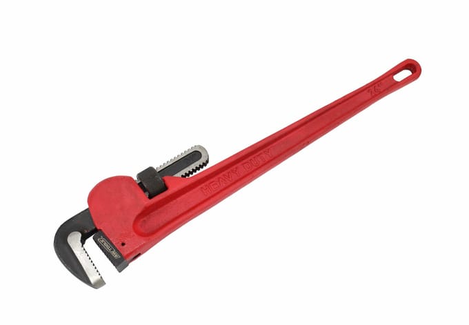 AWTools AW31410 - Stillson Pijpsleutel - 350mm - Staal - Ergonomische Handgreep