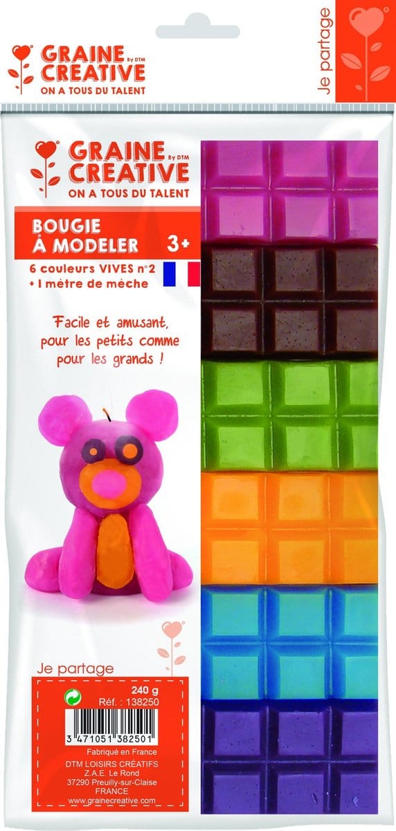 Maak je eigen Kaarsen - 6x 40 gr multikleuren