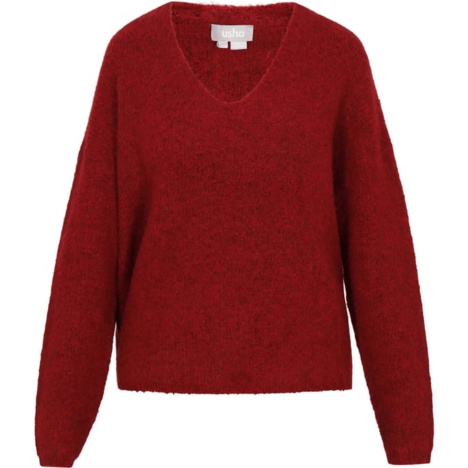 usha Jumper Dames wijnrood