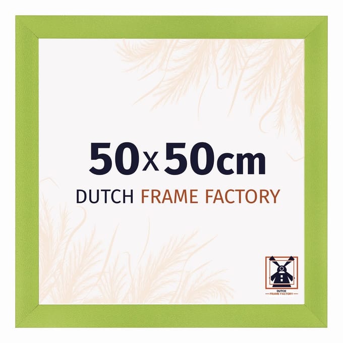 Fotolijst 50x50 cm - MDF - Groen - Praag