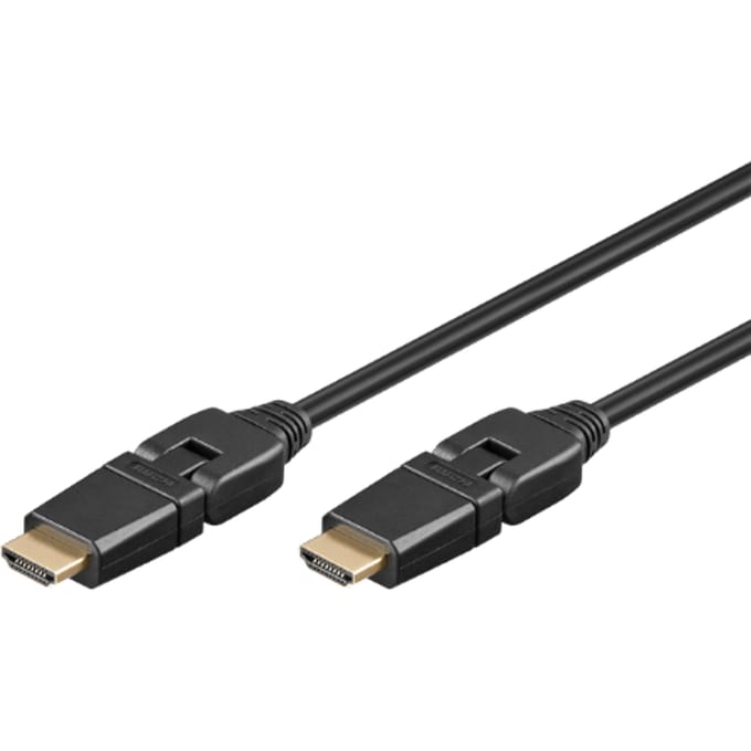 Goobay Hoge Snelheid 360Â° HDMI w. Ethernet - 2 m