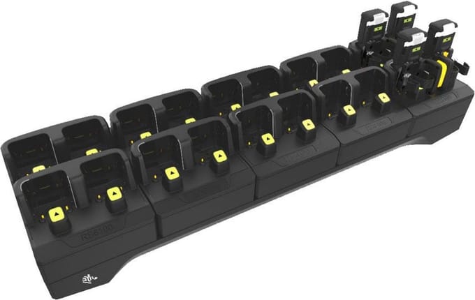 Zebra battery charging station, 20 slots