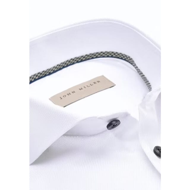 Tailored Fit Lange Mouw Overhemden Wit 5140874-910-650