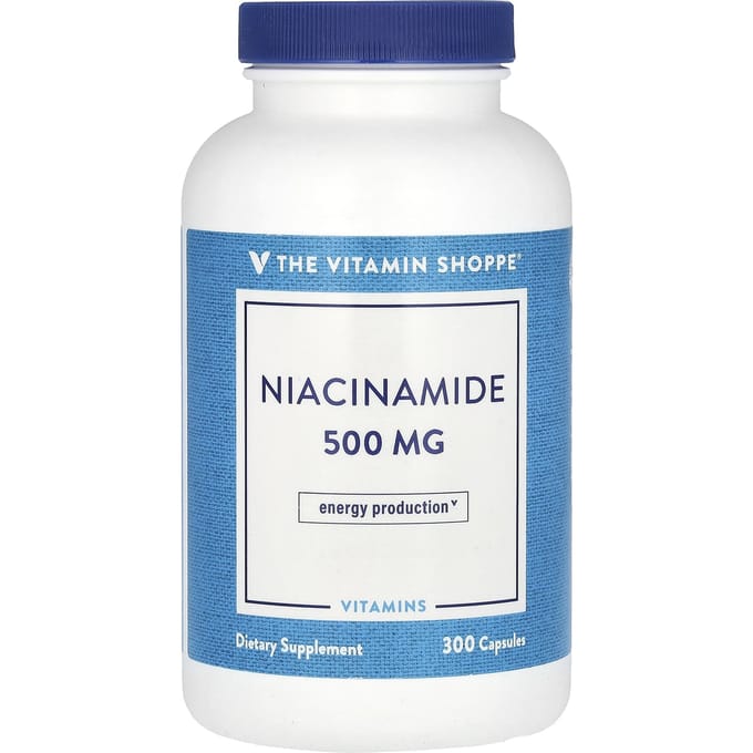 The Vitamin Shoppe, Niacinamide, 500 mg, 300 capsules