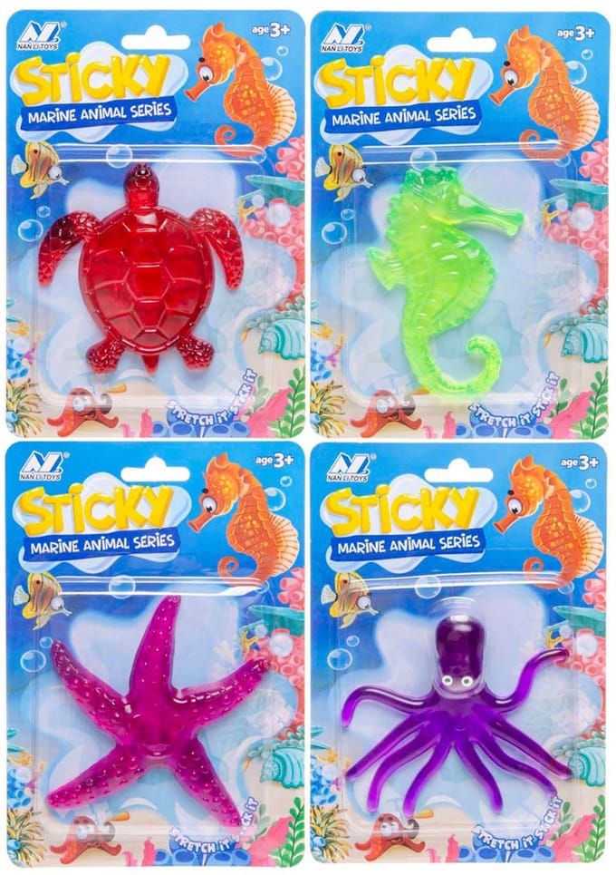 Duckiez sticky zeedieren - 1 stuk